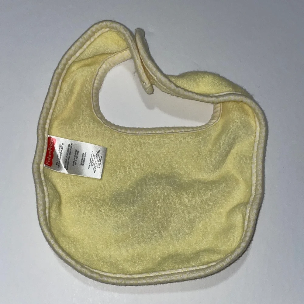 Fisher-Price Yellow Duck Bib and Towel Set - Picture 3 of 8